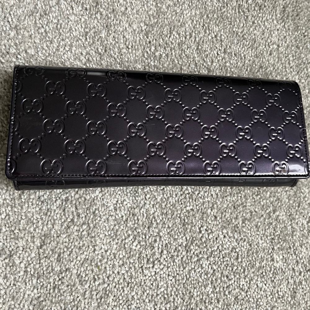 Gucci clutch purple 2013